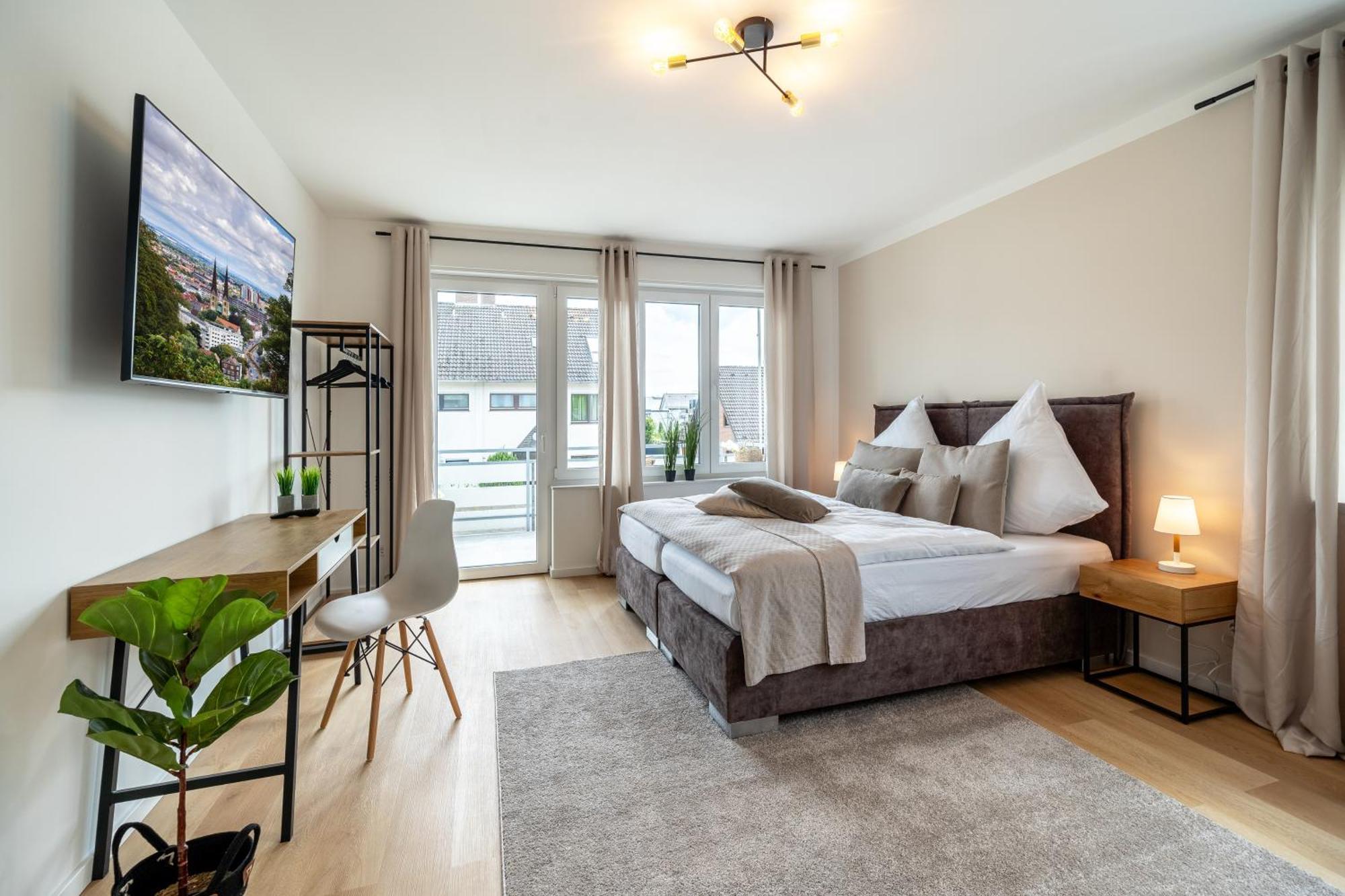 Raw-Flat Meier - Modern - Stylisch - Balkon - Netflix Bielefeld Dış mekan fotoğraf